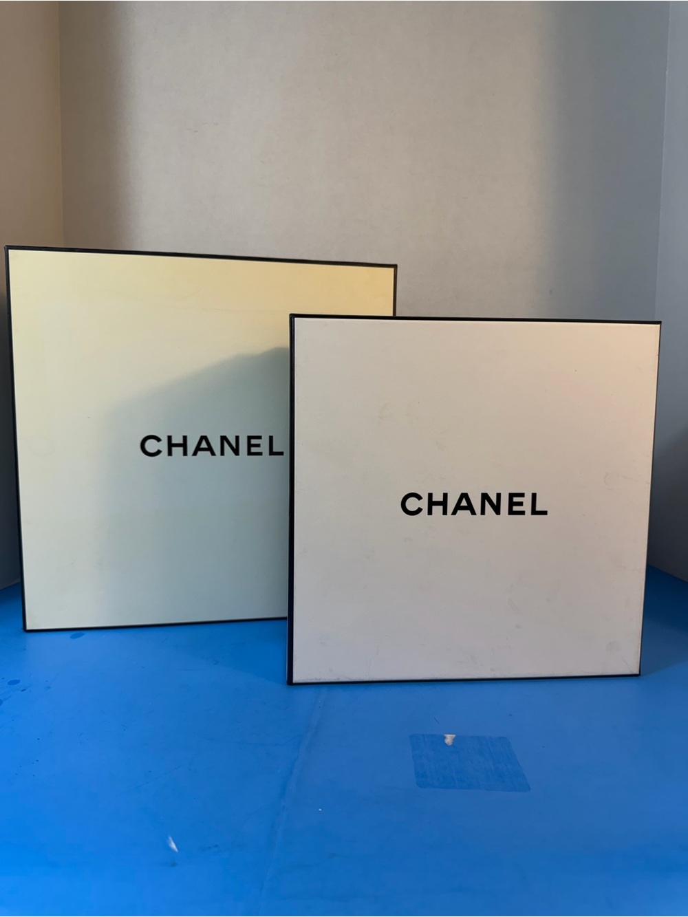 Set of Chanel gift 2 boxes, empty
